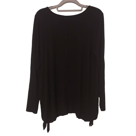 Torrid Super Soft Knits Black Long Sleeve Lightweight Top 00  M/L - Picture 2 of 5